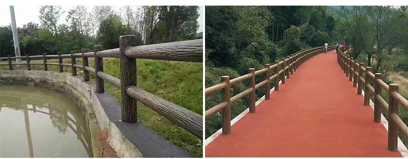 水泥仿木护栏不同部位的优化设计