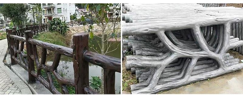防范仿树藤护栏裂缝的工艺措施